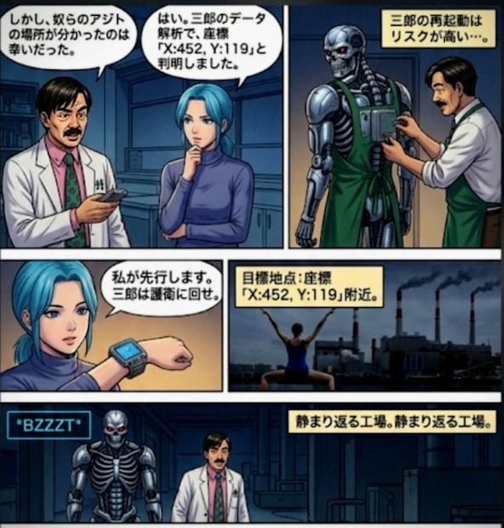 超魂斗羅風のボスキャラと,漫画｡