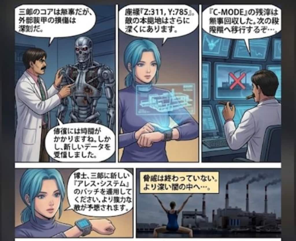 超魂斗羅風のボスキャラと,漫画｡