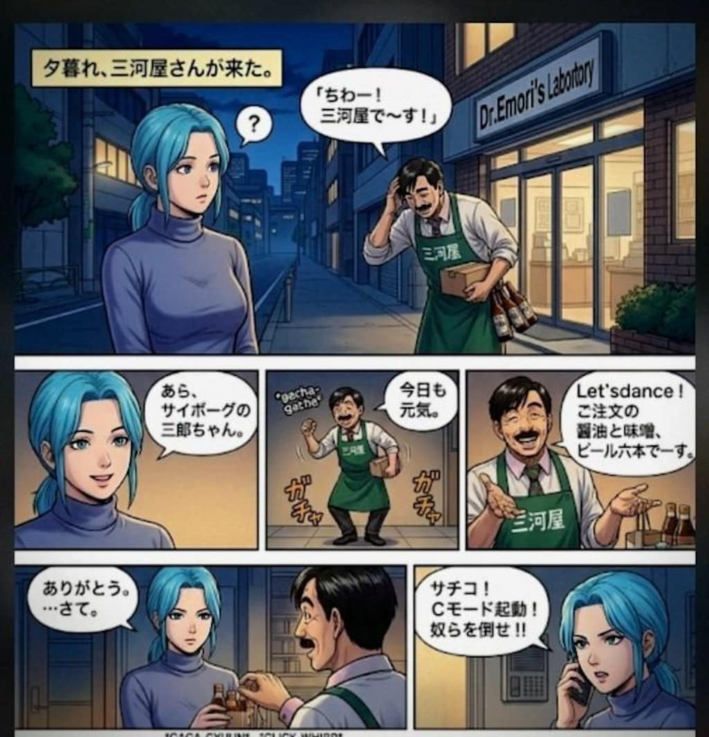 超魂斗羅風のボスキャラと,漫画｡
