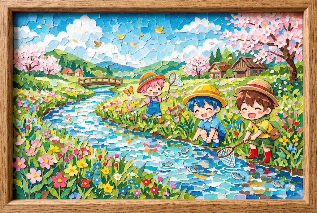 川遊び