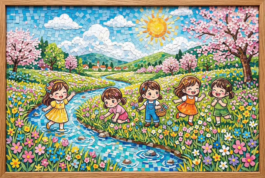 川遊び
