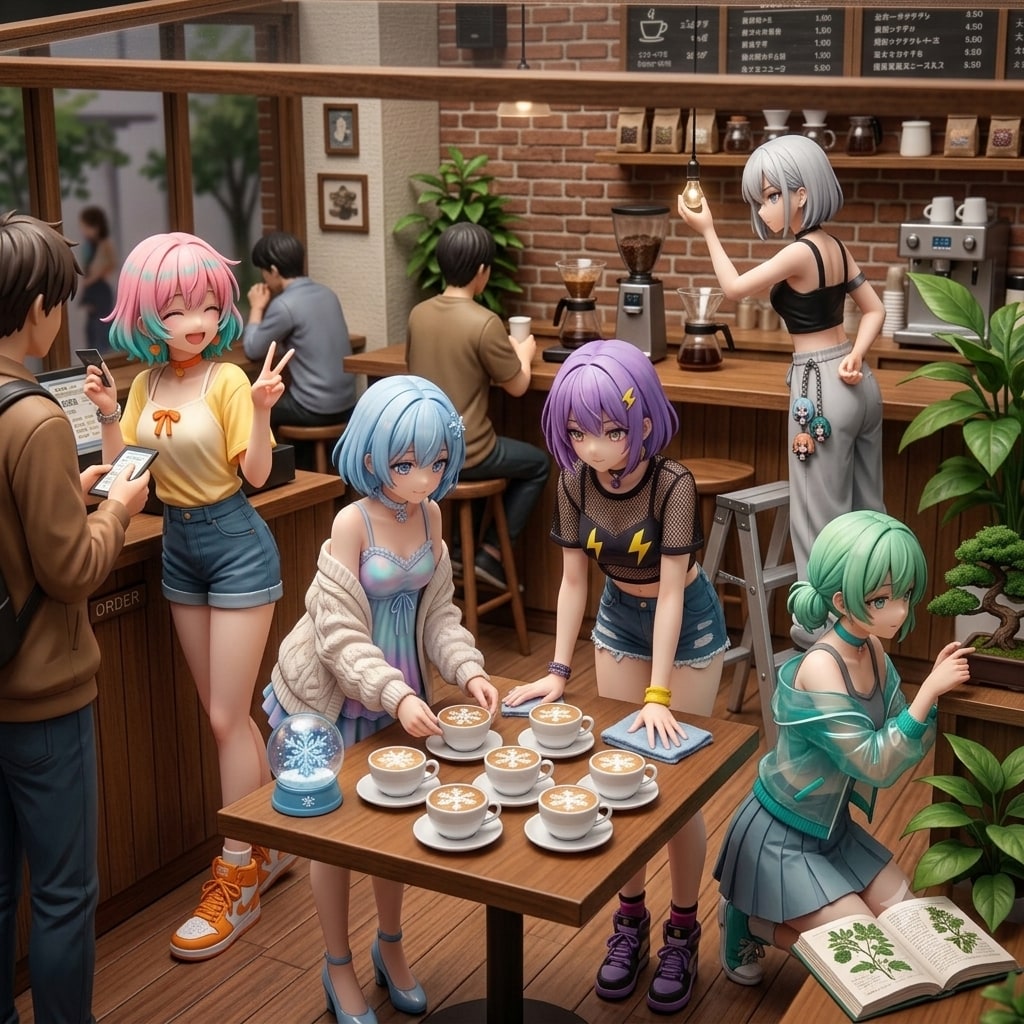 お天気カフェ「Metoro」の日常（フィギュア版）