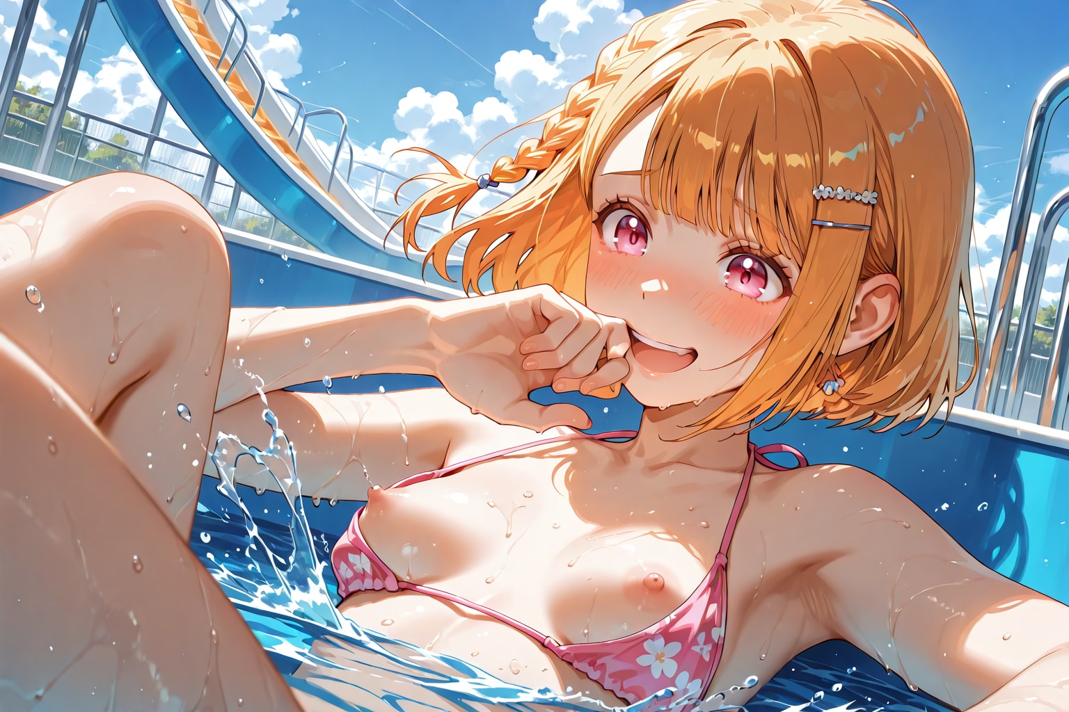 勢い余って💦