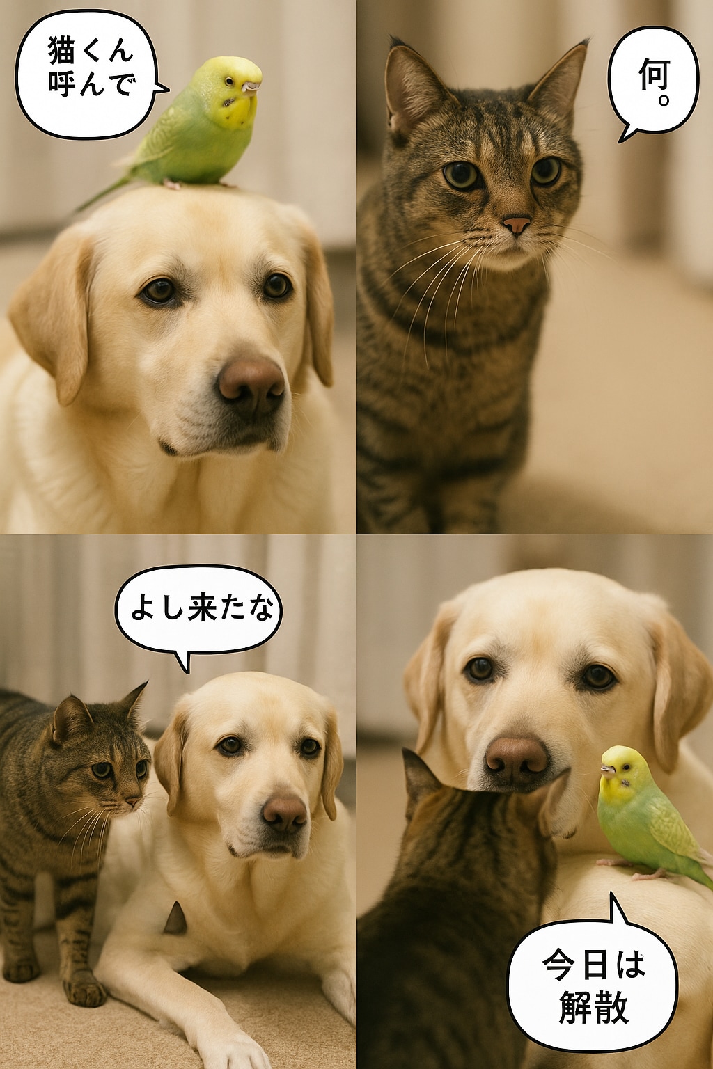 いぬとねこといんこ36