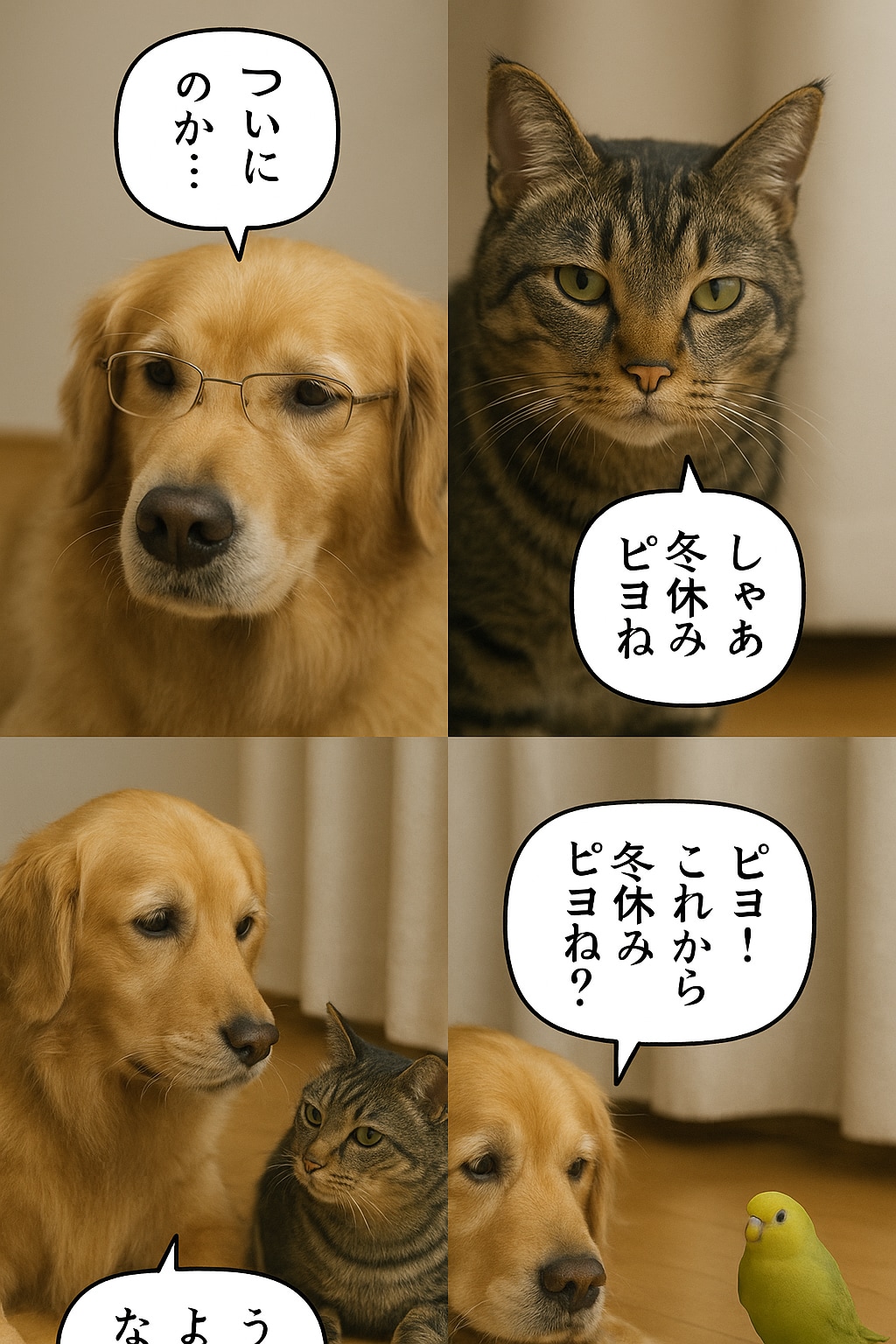いぬとねこといんこ36