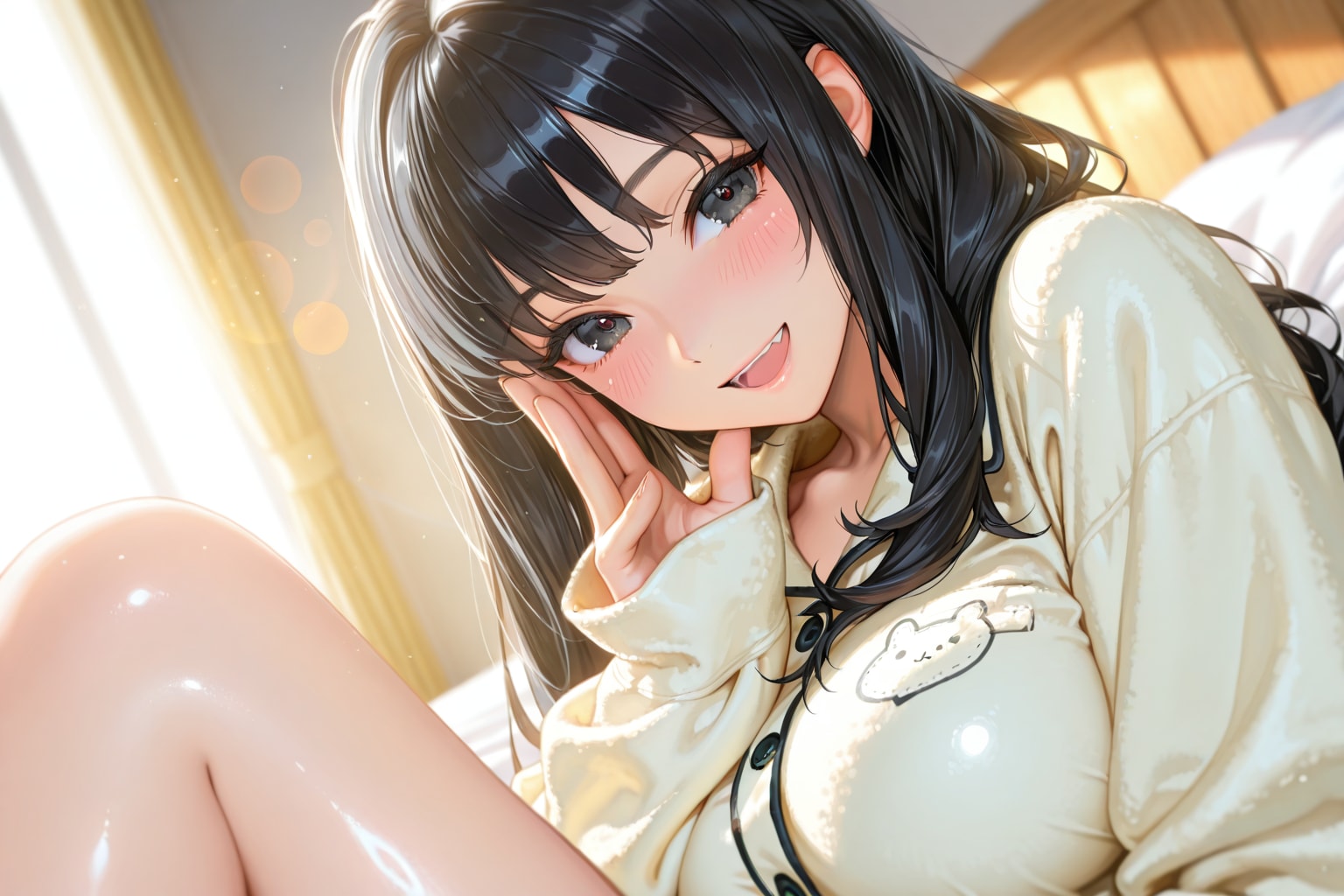 「へへ、おはよ♡」