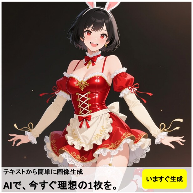AIで、今すぐ理想の1枚を。