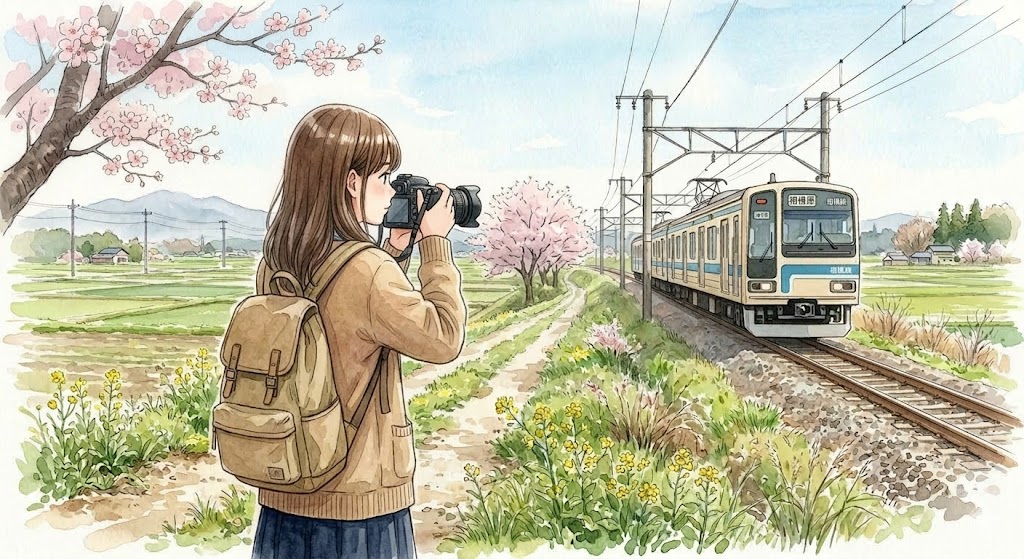 こんな電車のなにが魅力なんだか？・・・やれやれ | の人気AIイラスト・グラビア