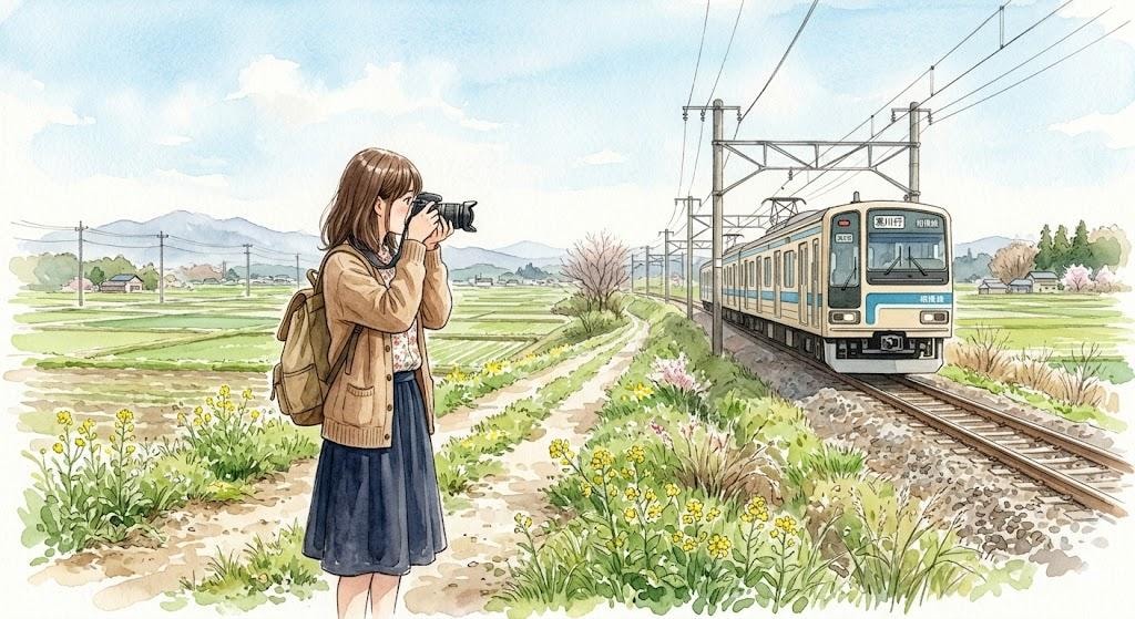 こんな電車のなにが魅力なんだか？・・・やれやれ