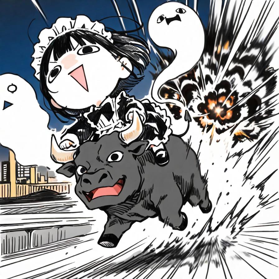 黒 毛 え ら い こ っ ち ゃ 牛 🐂💨💥💥💥 | の人気AIイラスト・グラビア