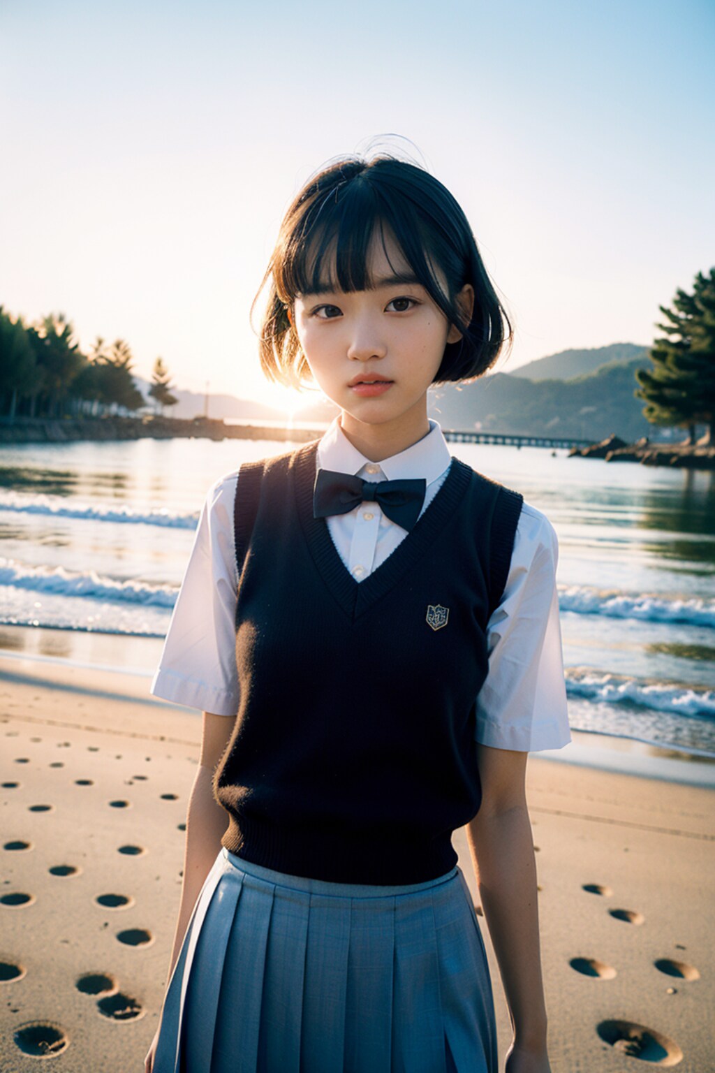 サンセットと女生徒 #3