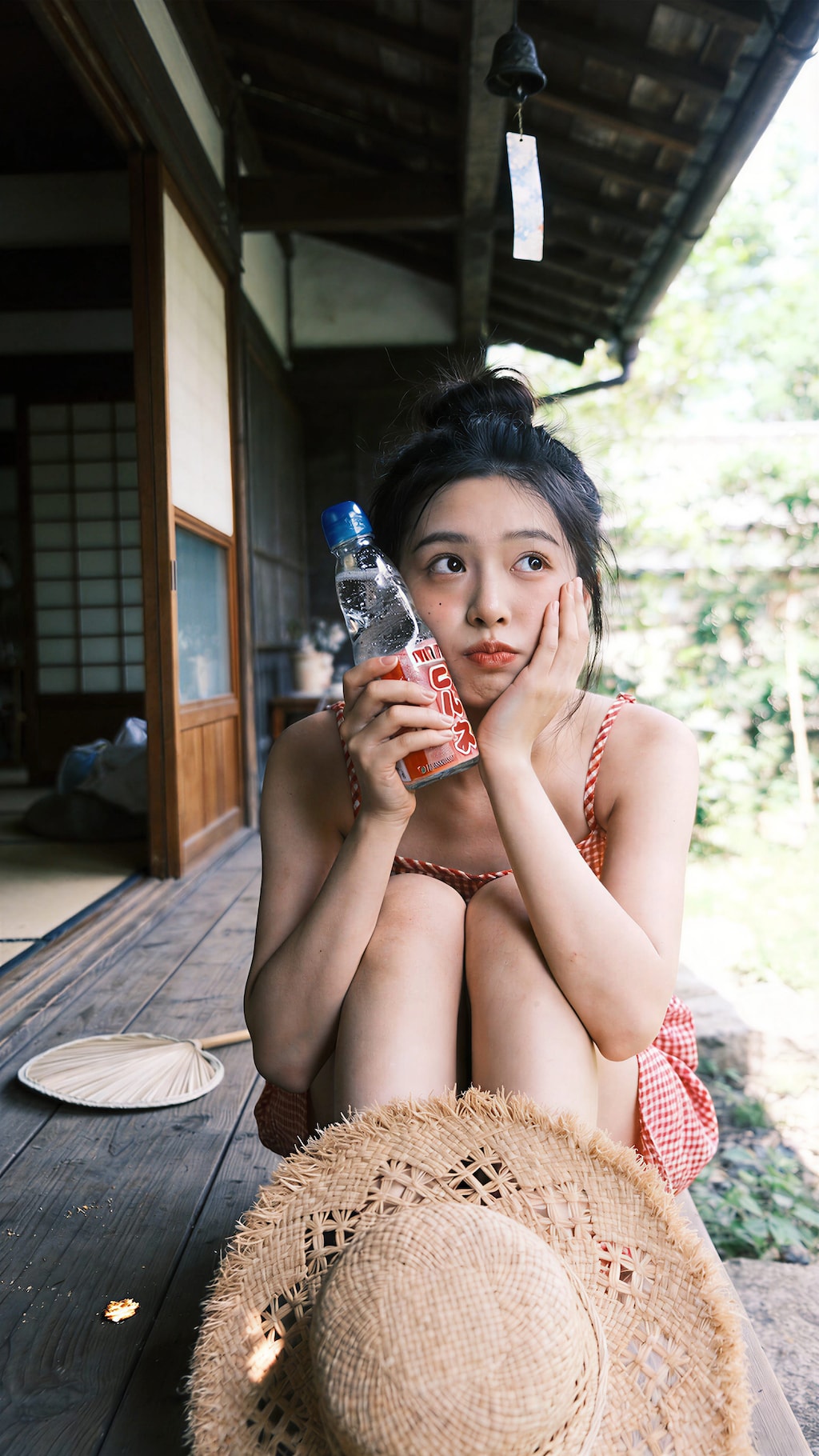 Waiting with Ramune