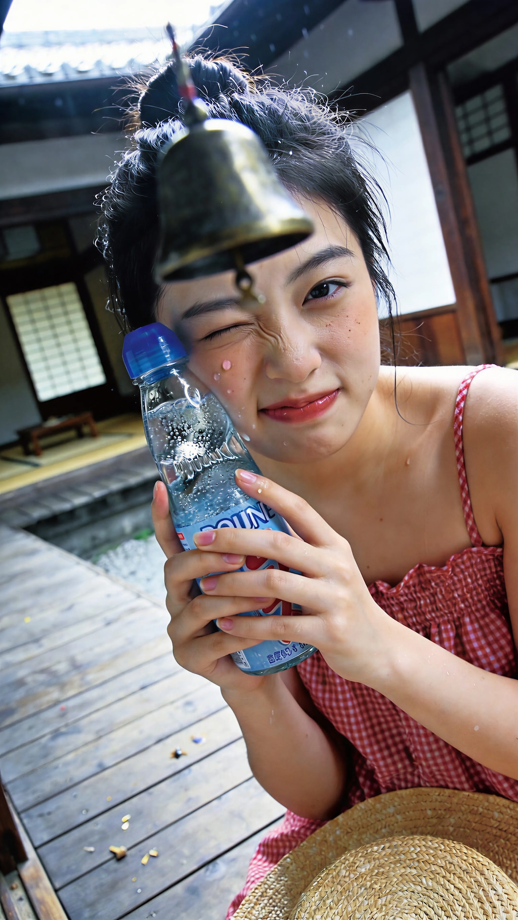 Waiting with Ramune
