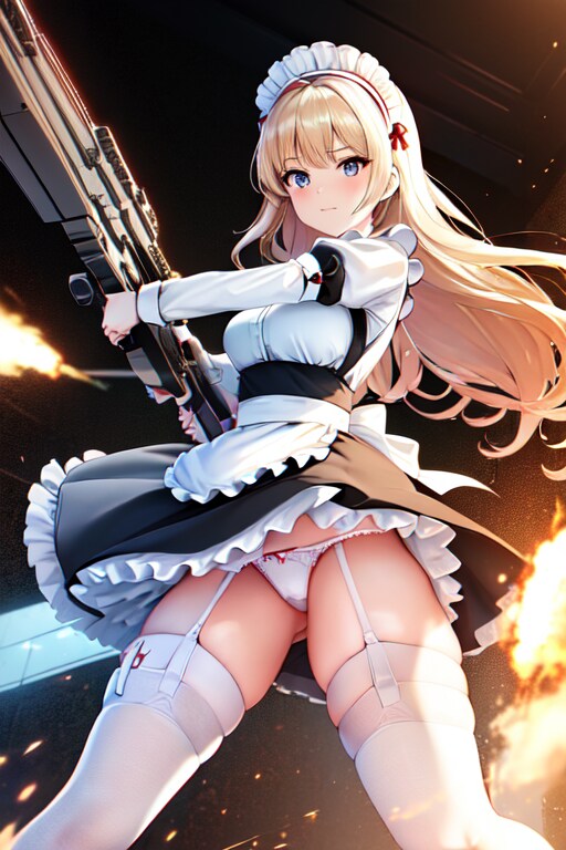 戦うメイド【銃撃編】