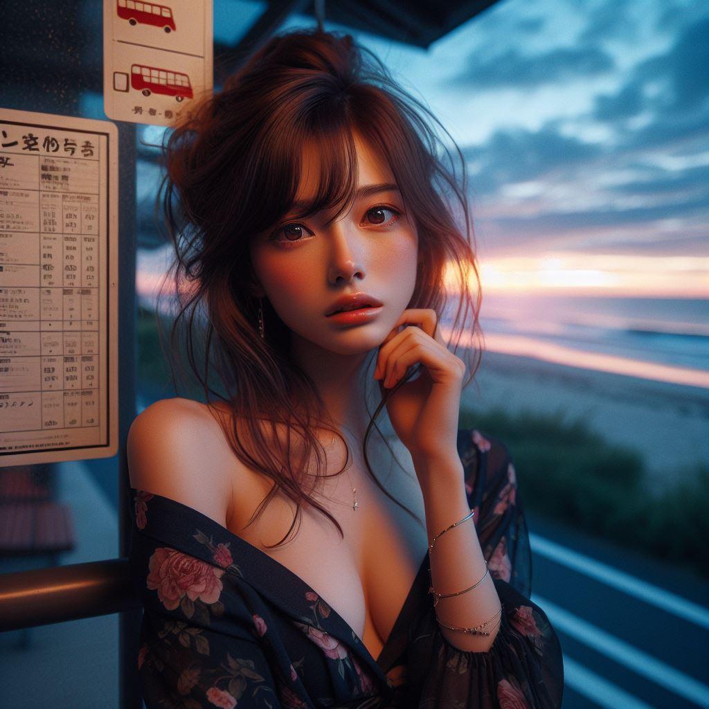 帰路の夕暮れ