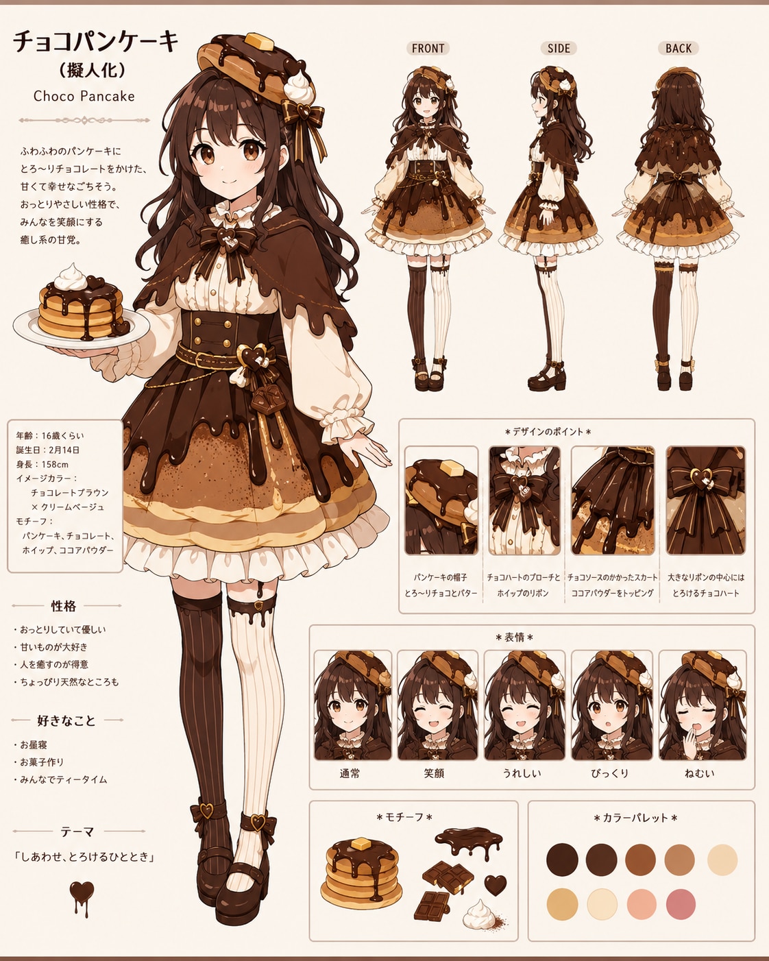 Choco Pancake | の人気AIイラスト・グラビア
