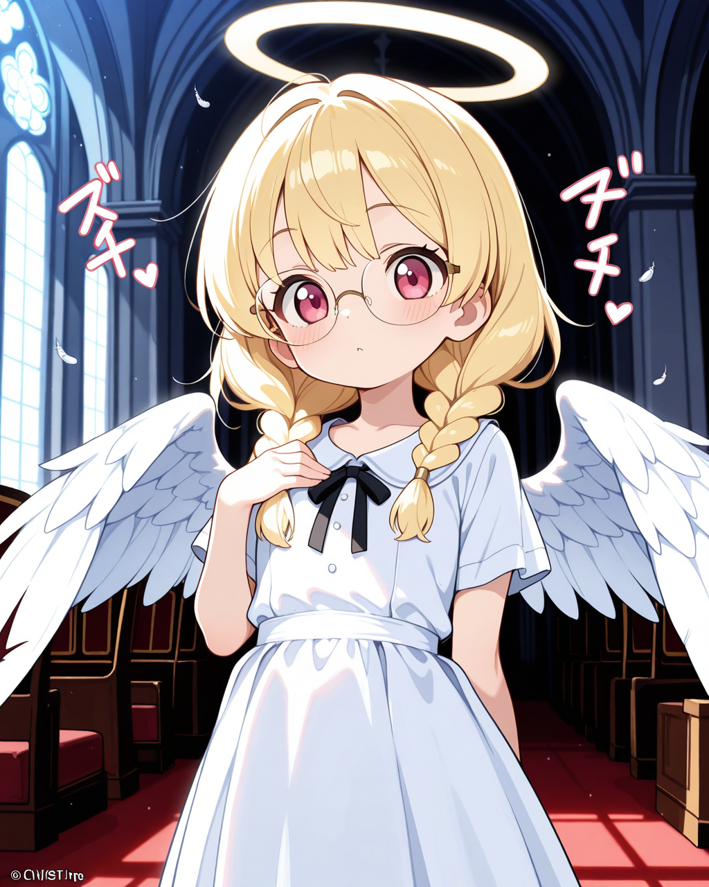 天使に眼鏡と三つ編みは似合うのかぁ！？