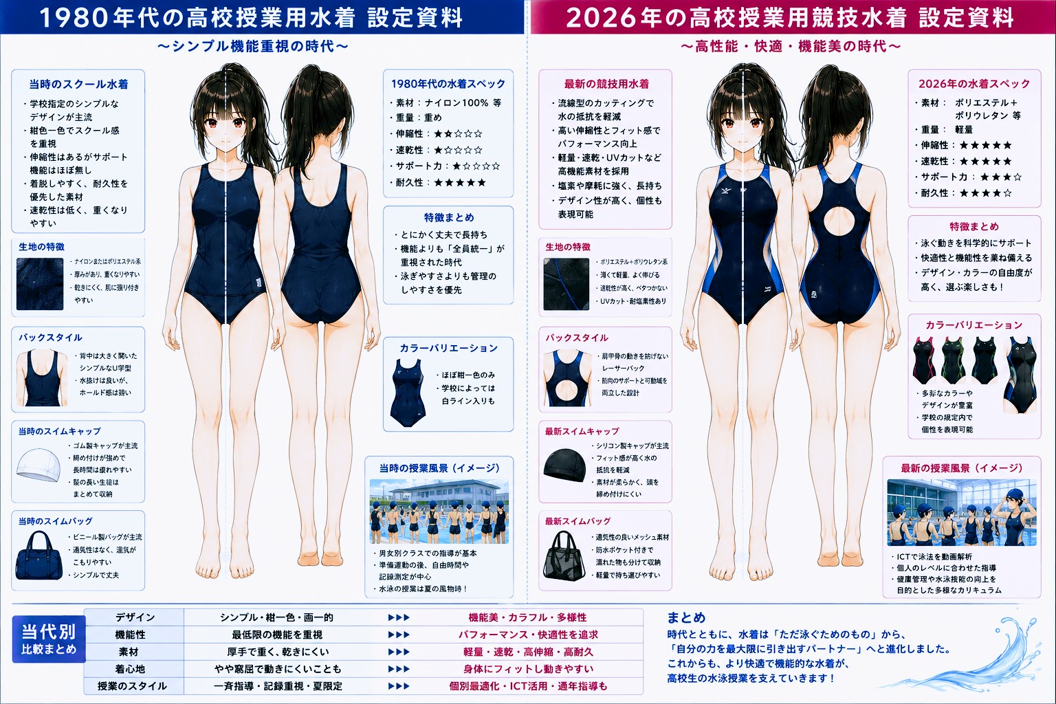 現代過去高校生対決