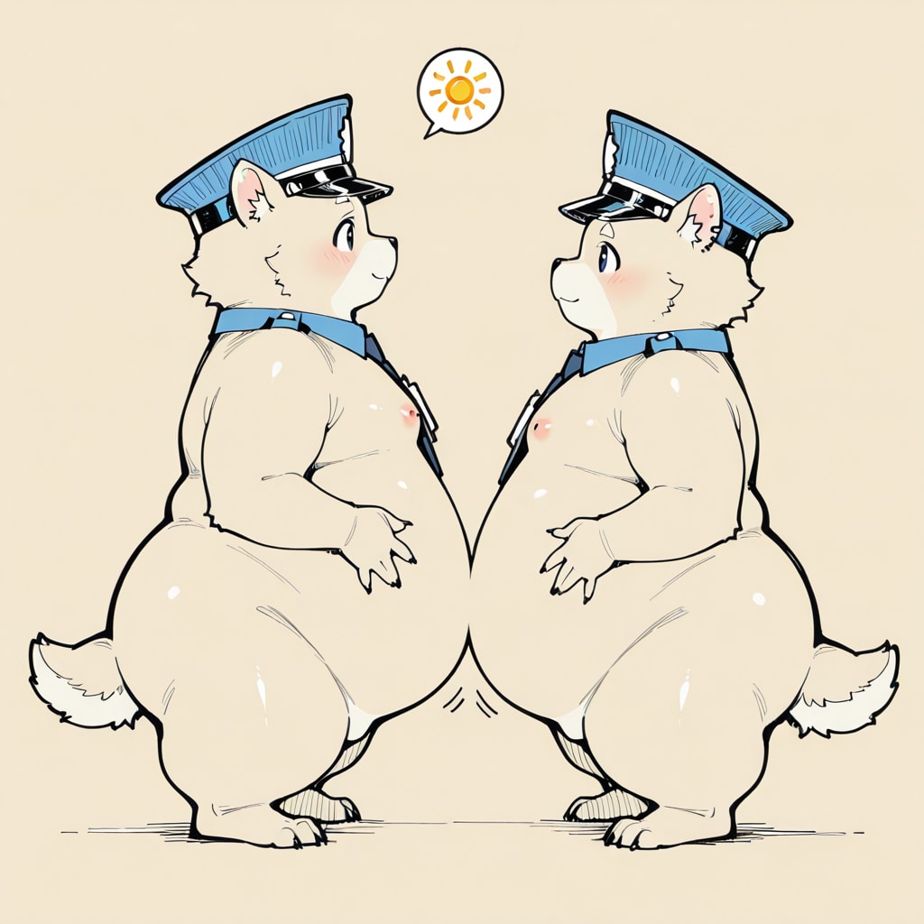 犬のお巡りさん