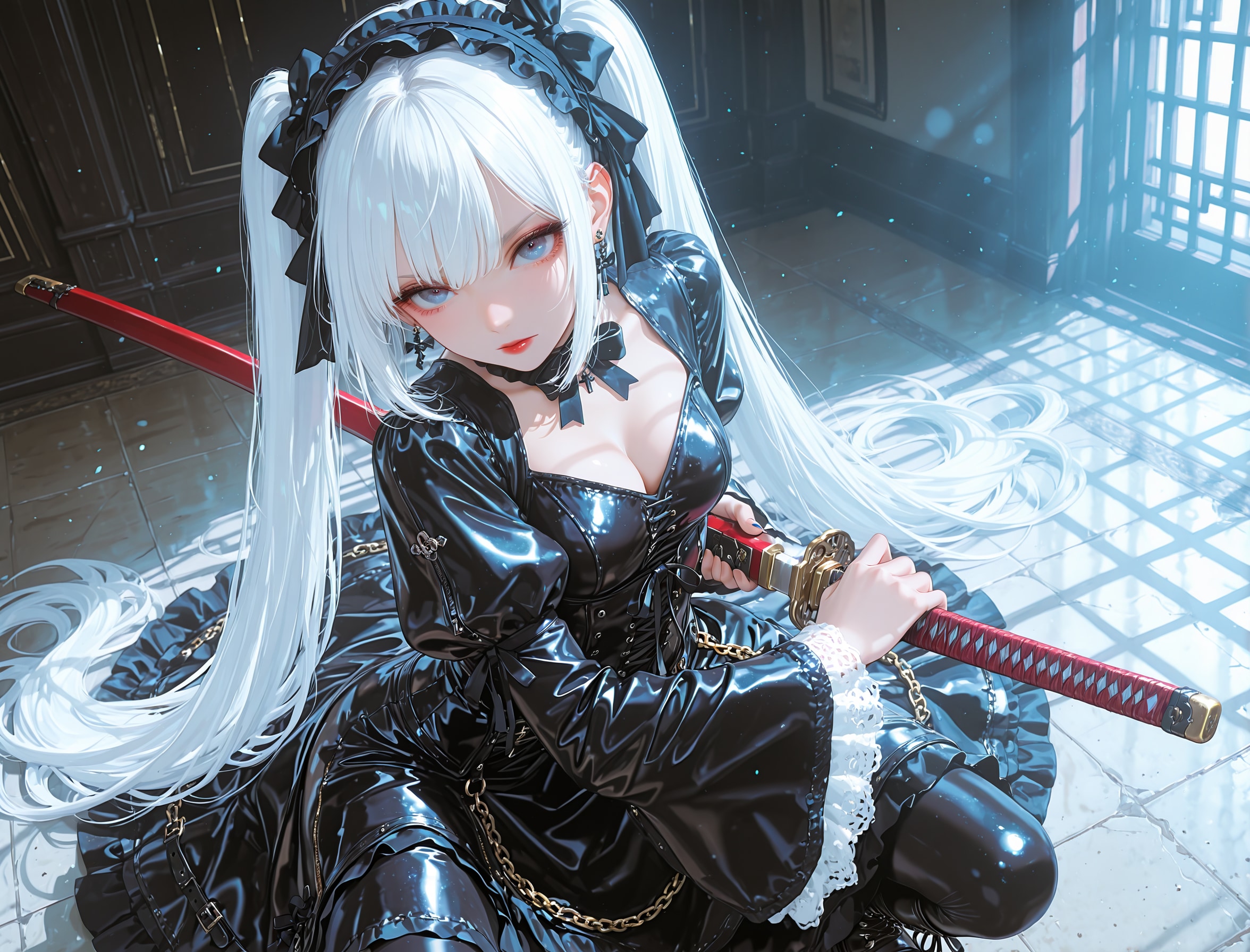 ゴスロリ系レザードレス系抜刀術 | の人気AIイラスト・グラビア