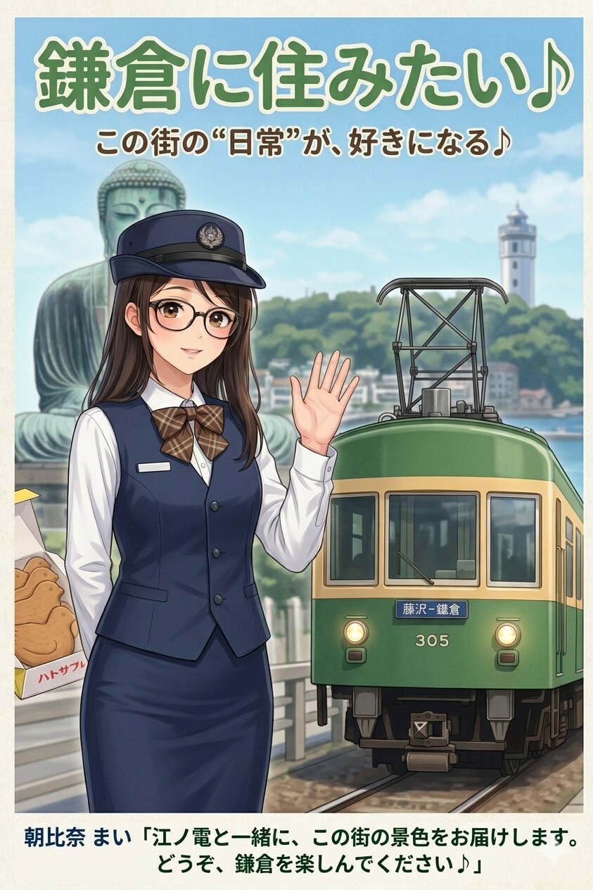 鎌倉に住みたい♪　　　　　　　　　　　　　　　　　　　　　　🐢 朝比奈 まい 🐢