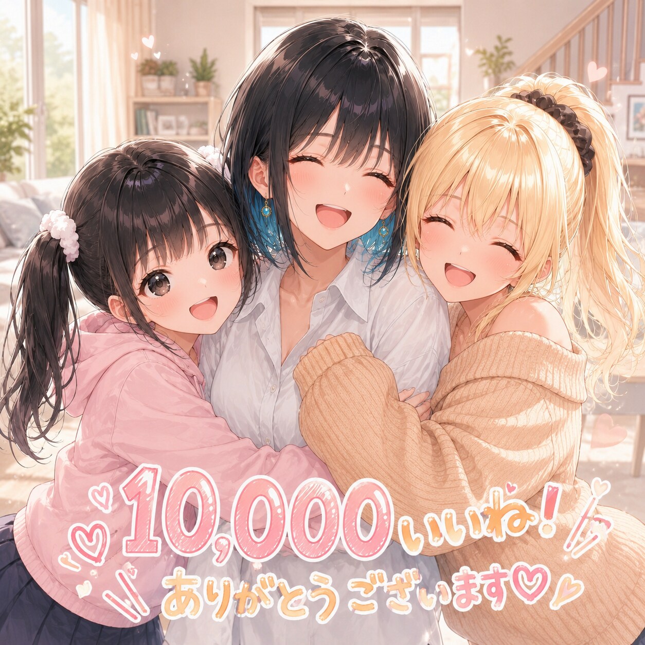 10,000いいね！ありがとうございます💖
