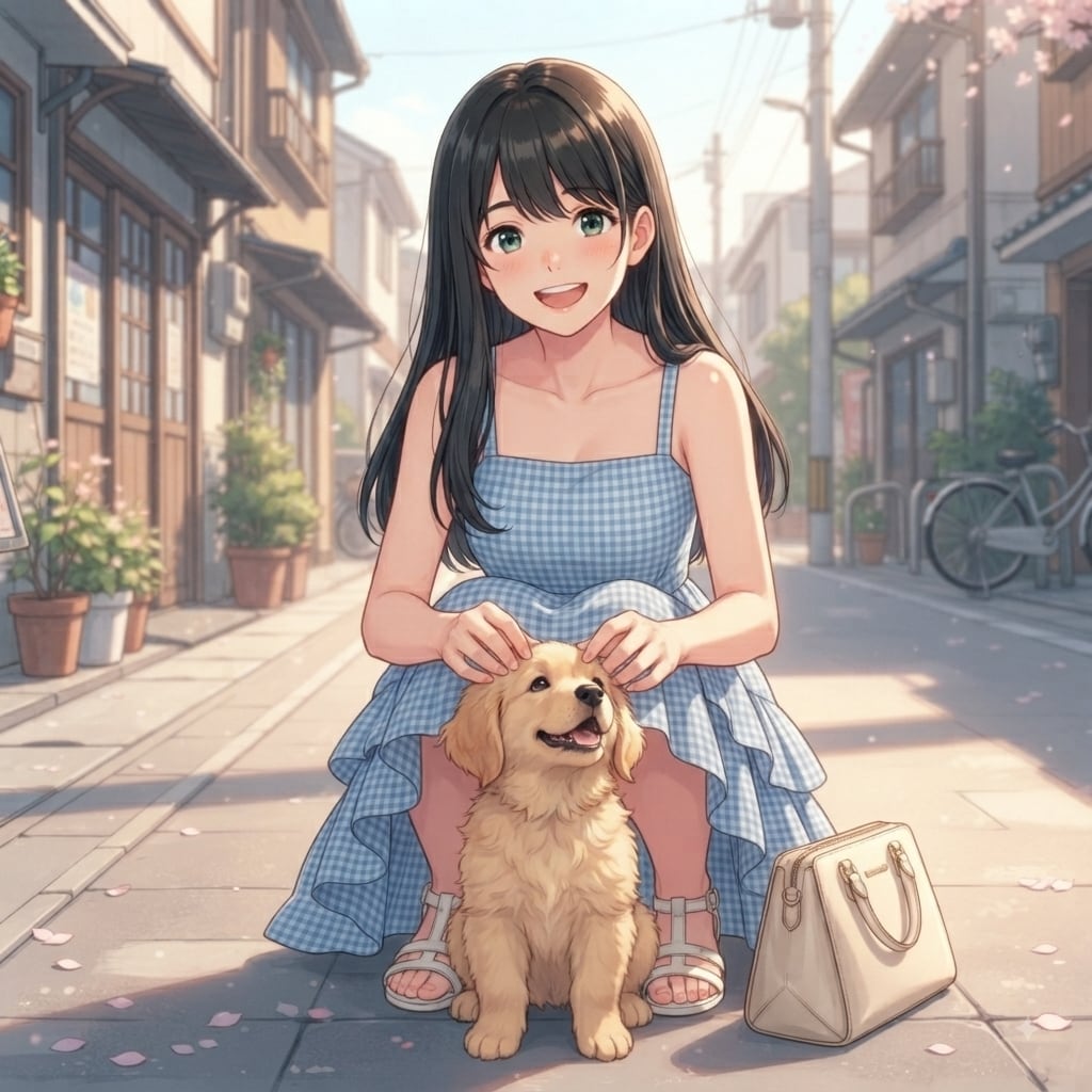 わんこと少女 | の人気AIイラスト・グラビア