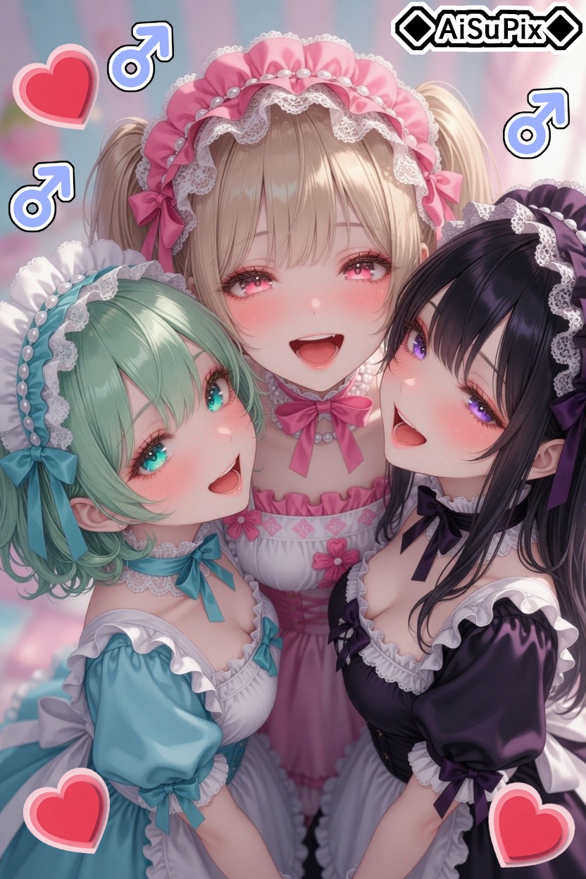 💙AiSuPix／可愛いロリータちゃん達💙 | の人気AIイラスト・グラビア