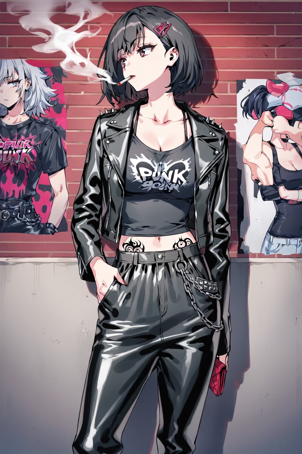 レザーファッション | の人気AIイラスト・グラビア