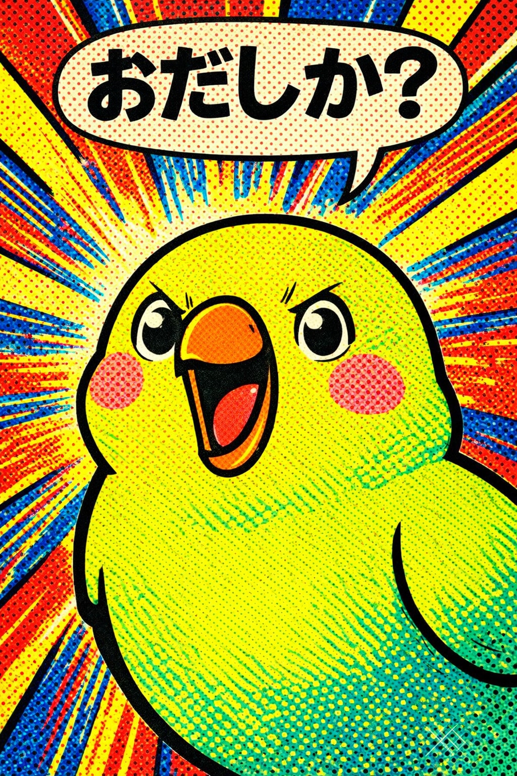 ポップアートインコ