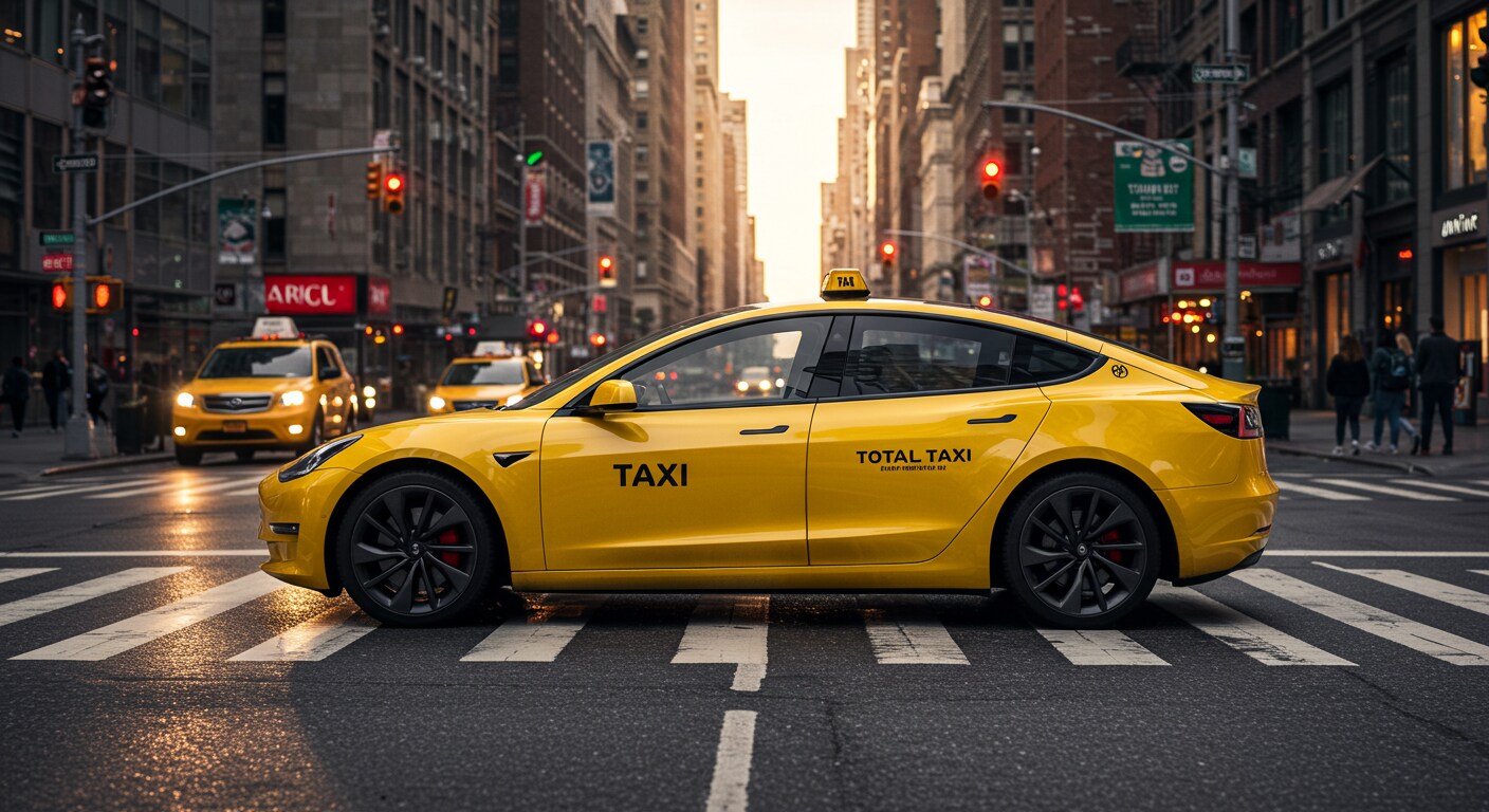 テスライエロータクシー | の人気AIイラスト・グラビア