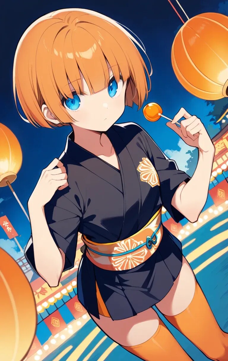 『夏だ！　浴衣だ！　ニーソだ！』inガリア。 | の人気AIイラスト・グラビア