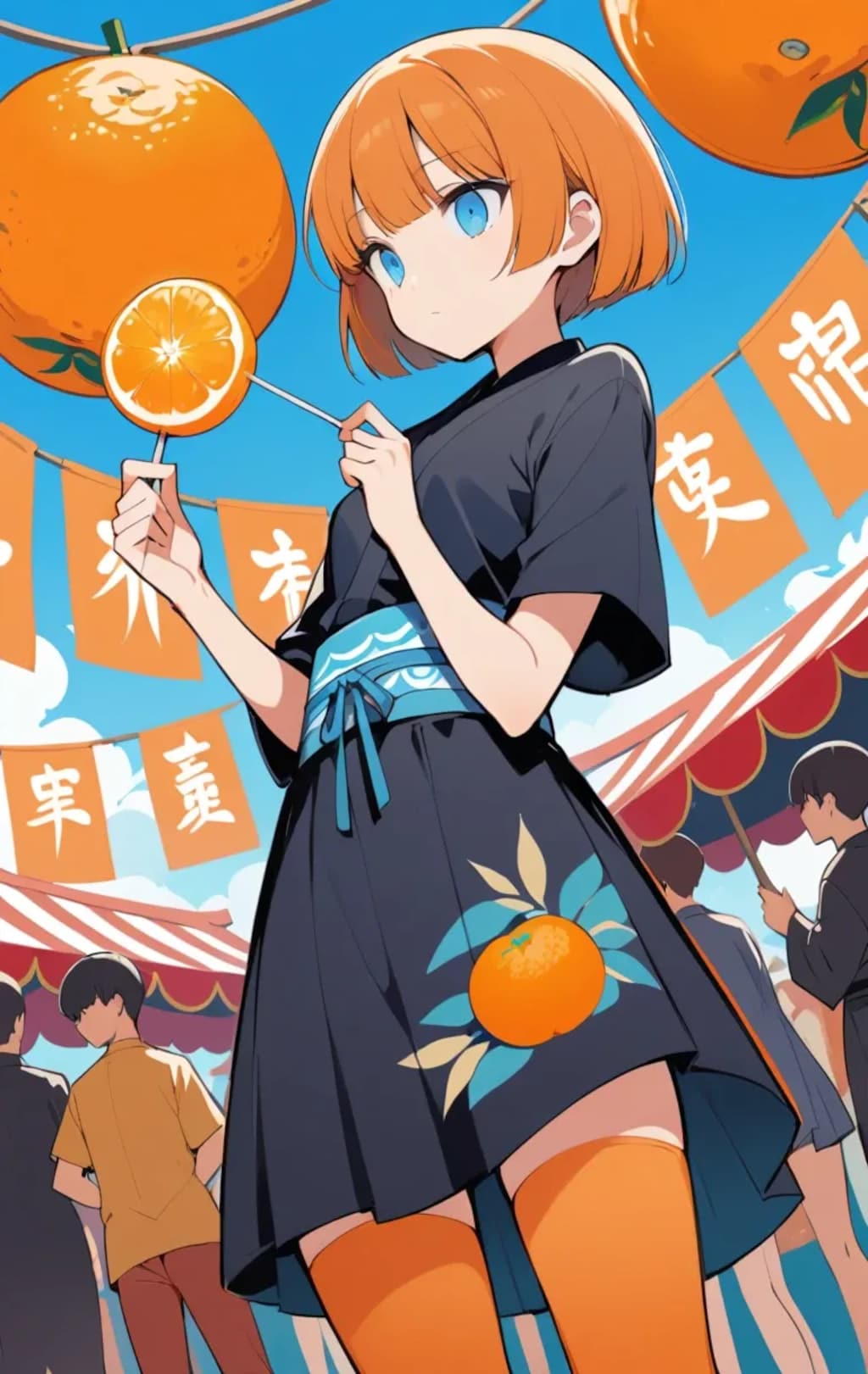 『夏だ！　浴衣だ！　ニーソだ！』inガリア。