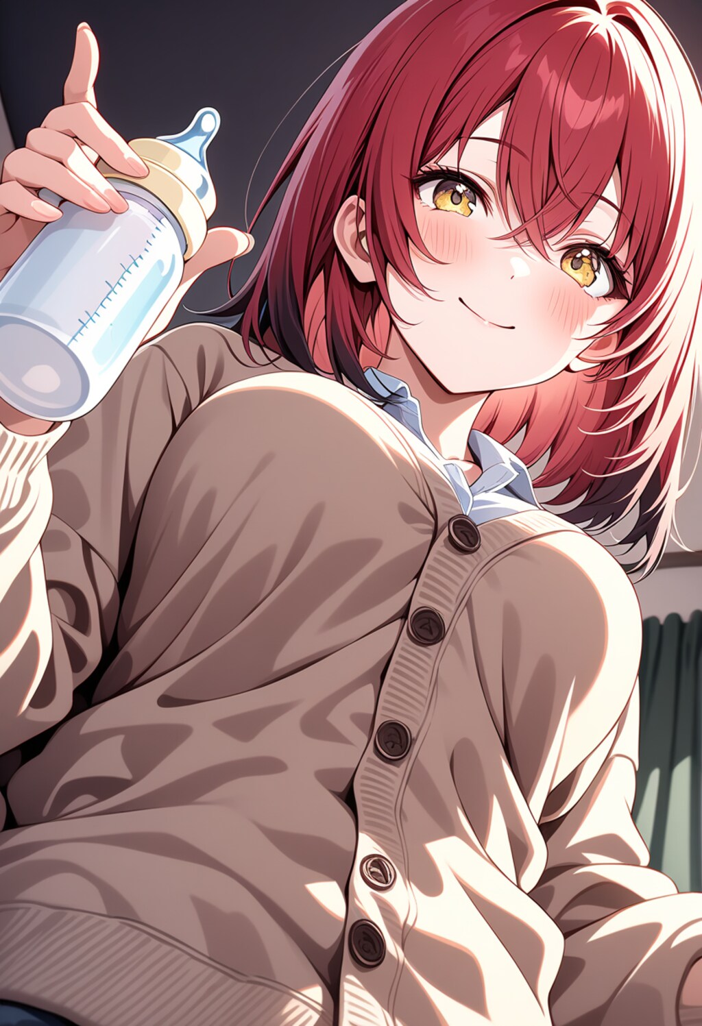 はーい、ミルクのお時間でちゅよ〜♪[days AI]