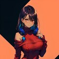 紅白ニットセーターギャルズ 2枚目