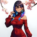 紅白ニットセーターギャルズ 5枚目