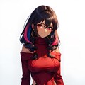 紅白ニットセーターギャルズ 6枚目