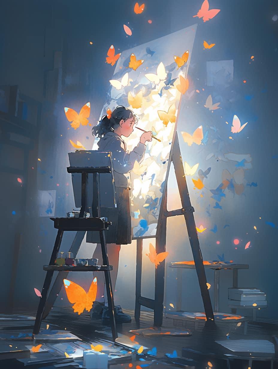 画蝶