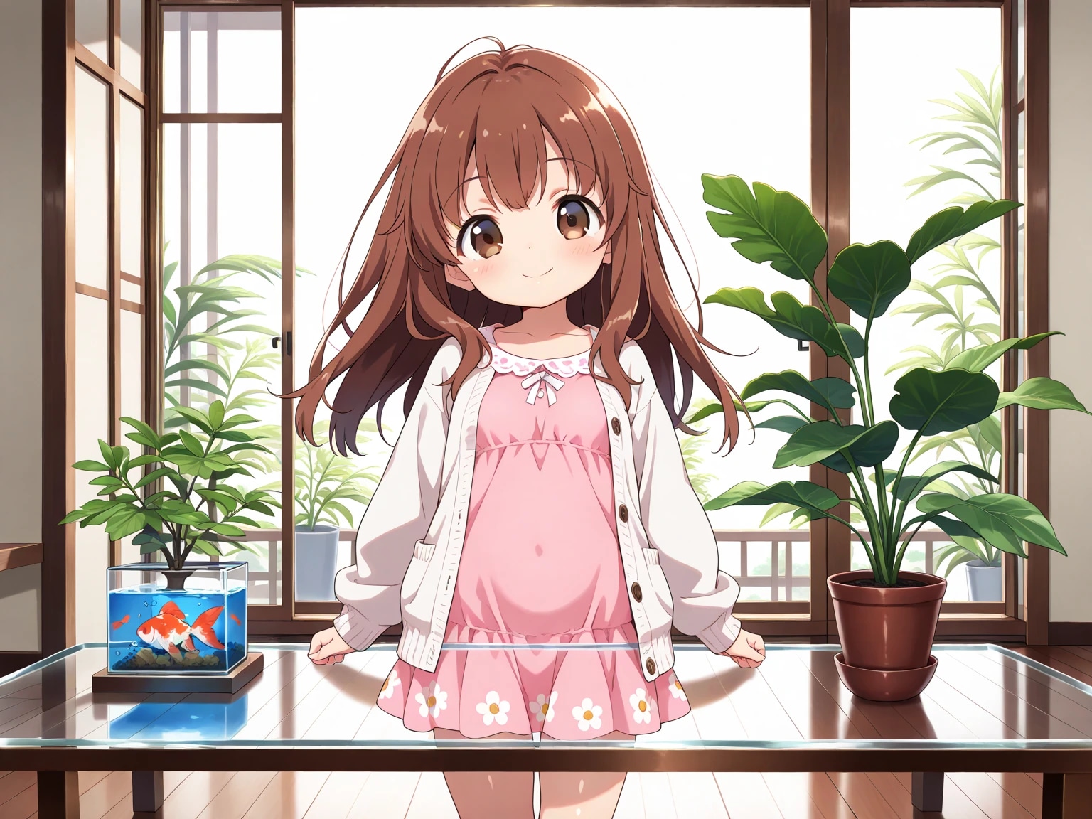 かえでちゃんとリビングルーム | の人気AIイラスト・グラビア