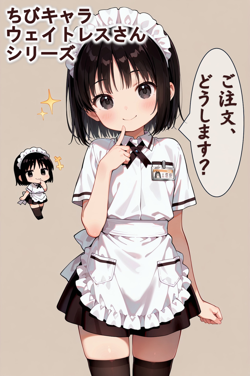 ちびキャラウェイトレスさん Z414