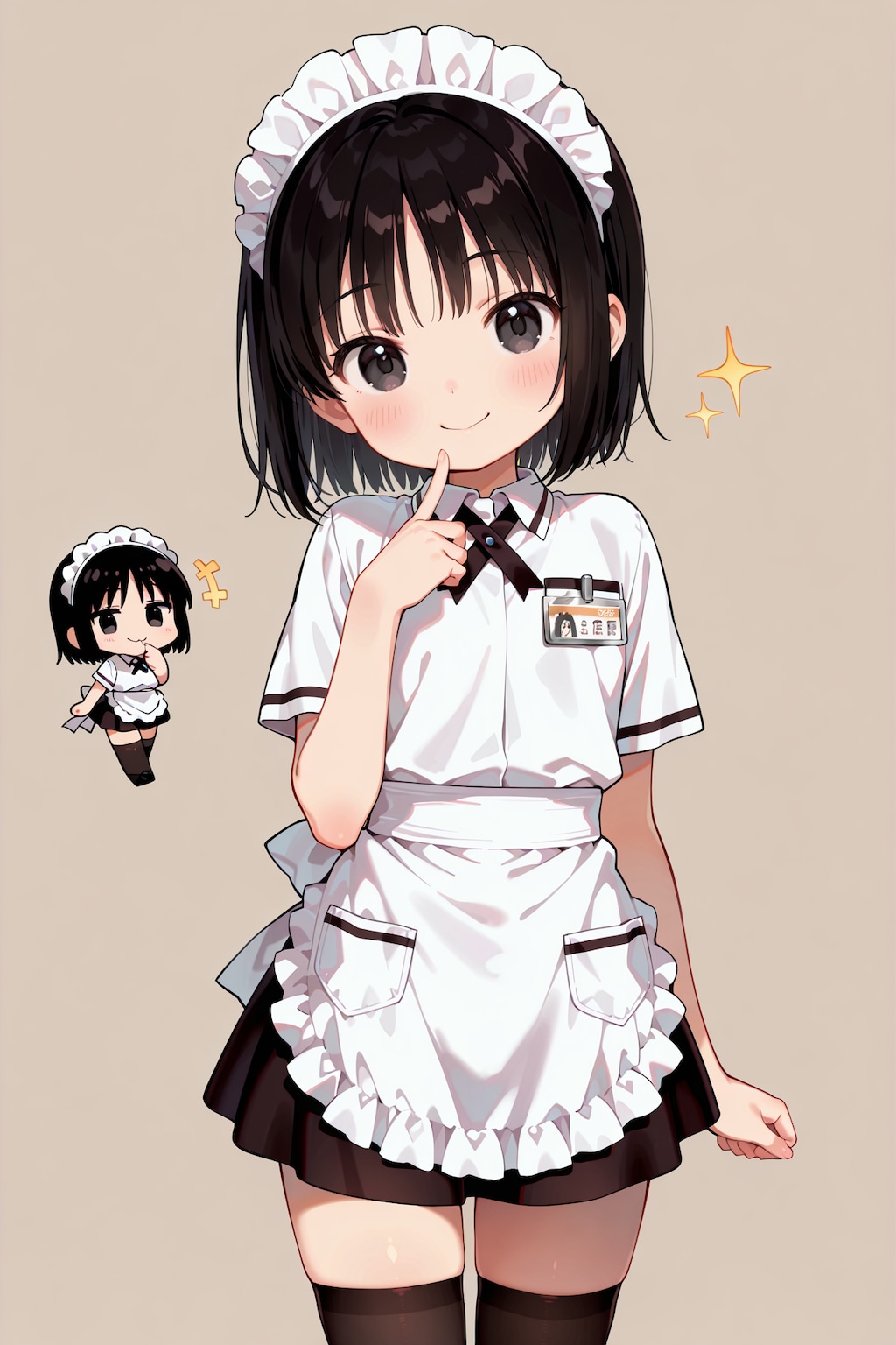 ちびキャラウェイトレスさん Z414