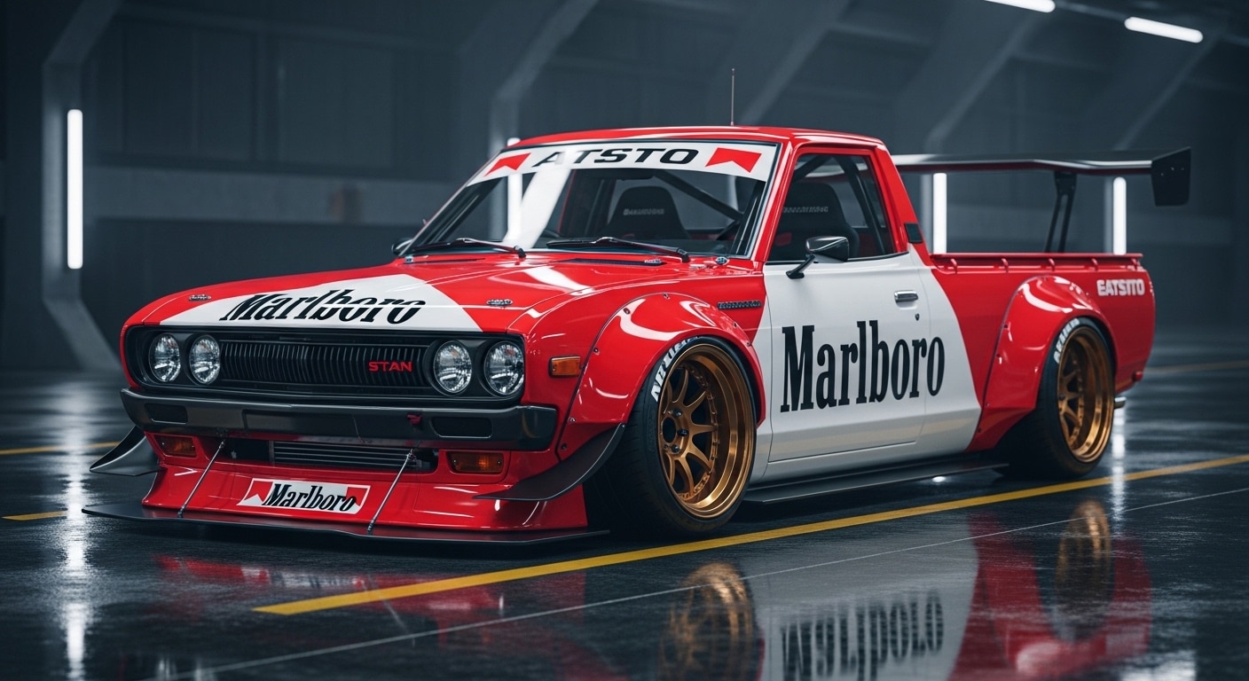 マルボロダットサントラックレーシングカー | の人気AIイラスト・グラビア