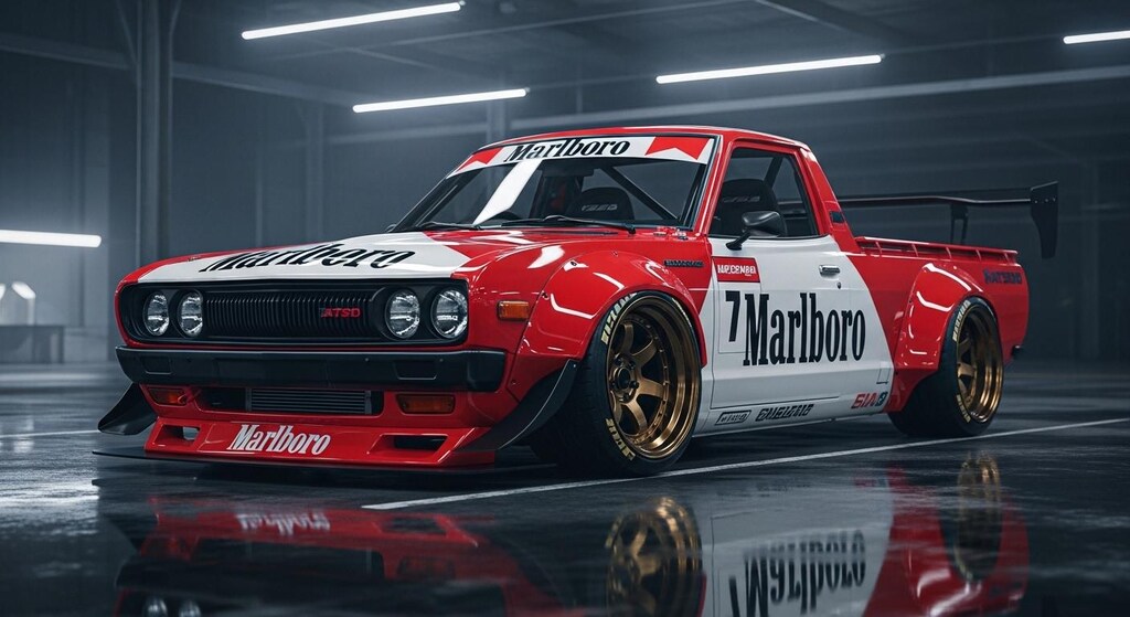 マルボロダットサントラックレーシングカー