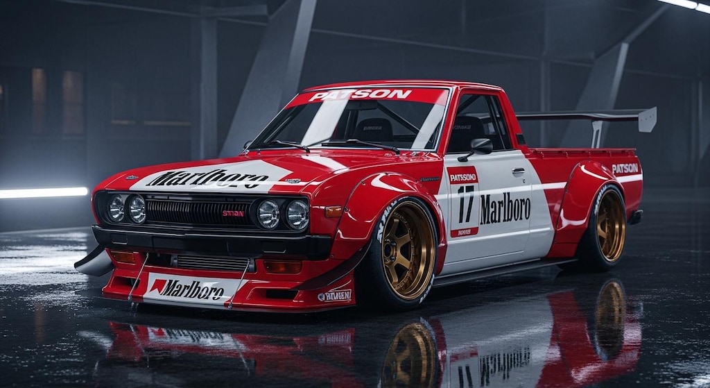 マルボロダットサントラックレーシングカー