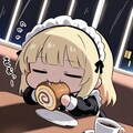 新入荷のロールケーキをこれでもかとお替りしまくっちゃう系メイドちゃん 8枚目