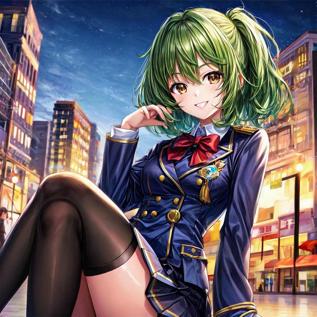 都会の女の子 city girl