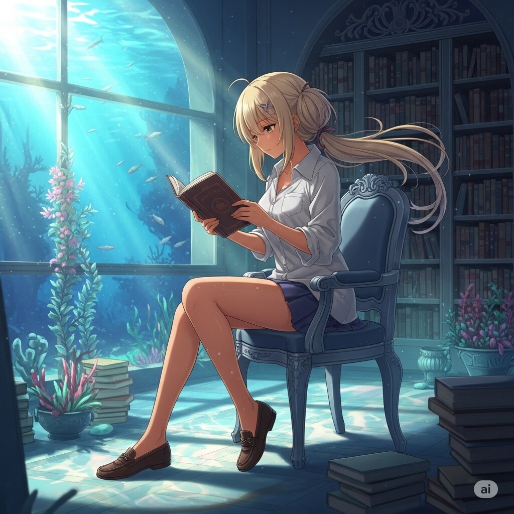 水中書庫 | の人気AIイラスト・グラビア