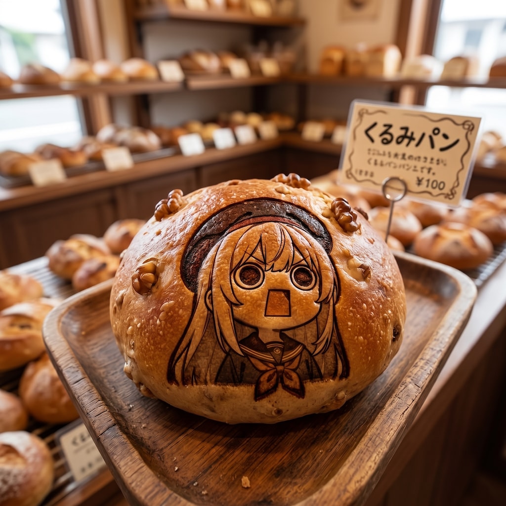 えらいこっちゃ嬢印の胡桃パン