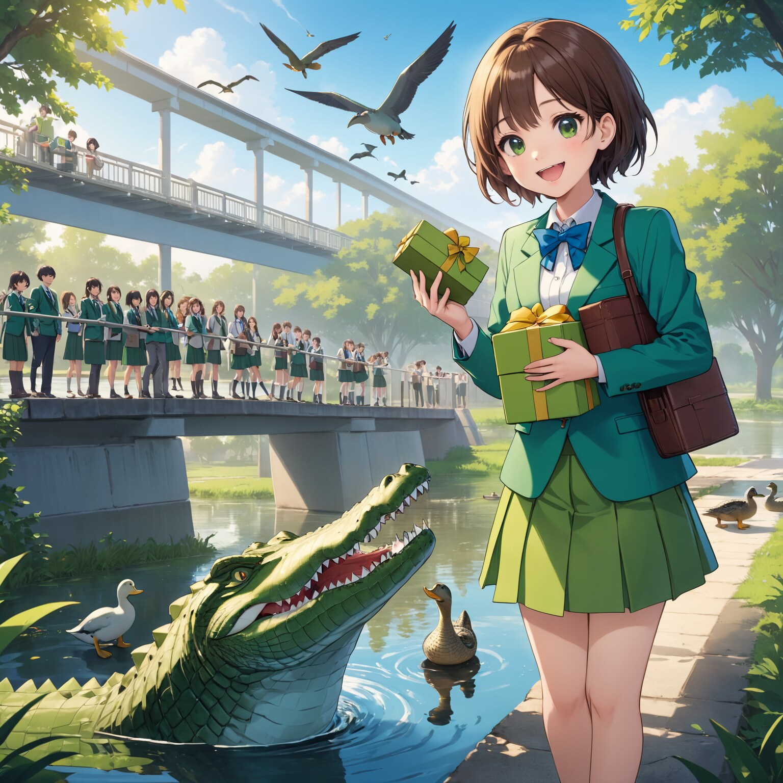 ワニさんプレゼントあげる