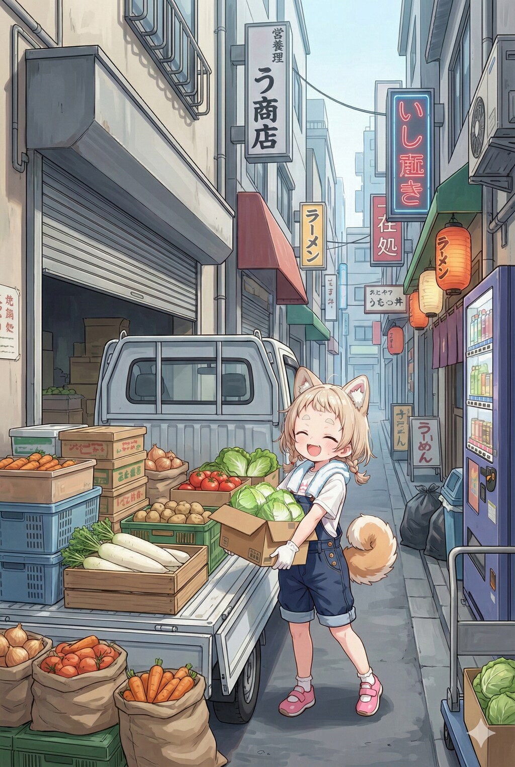 昼間はシャッター街